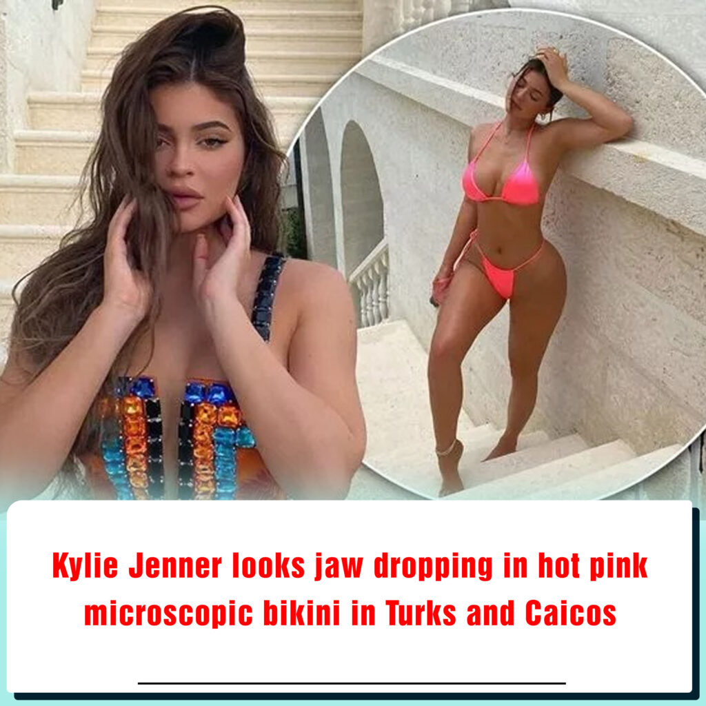 Kylie Jenner Looks Jaw Dropping In Hot Pink Microscopic Bikini In Turks And Caicos News 