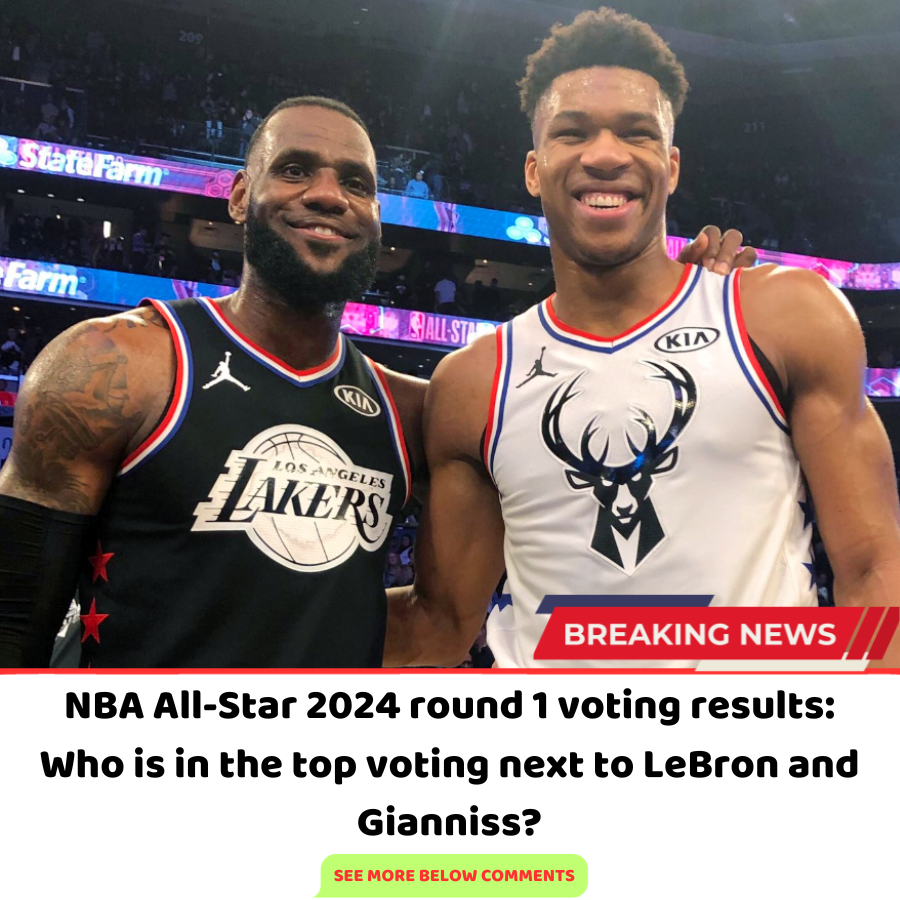 NBA AllStar 2024 round 1 voting results Who is in the top voting next