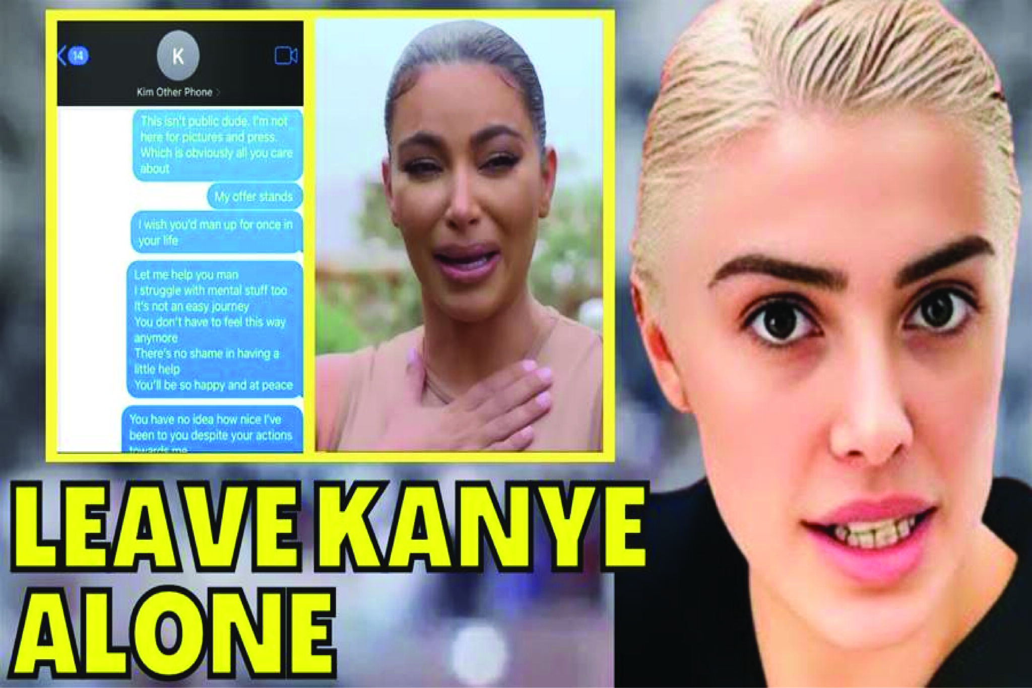 Bianca Censori REVEALS Kim Kardashians Threat Messages - News