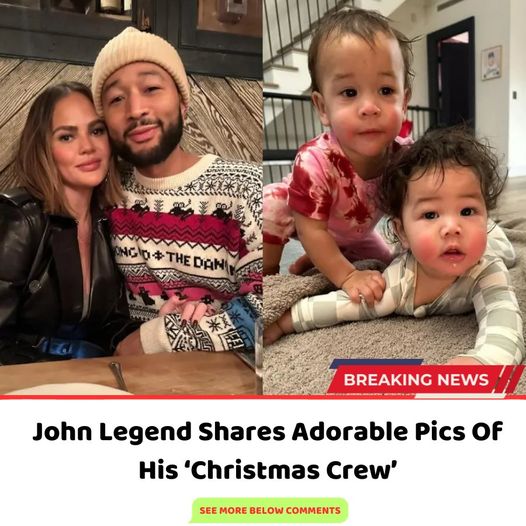 John Legend and Chrissy Teigen celebrate Christmas at Madison Square ...